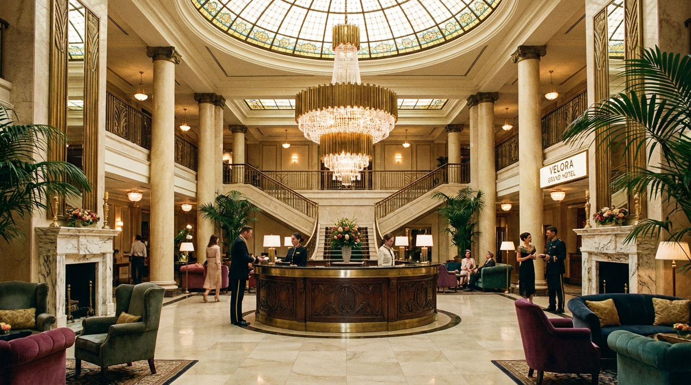 Velora Grand Hotel Lobby